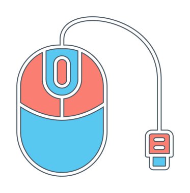 Bilgisayar fare simgesi vektör çizim