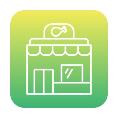 Resturant ağ simgesi, vektör illüstrasyonu