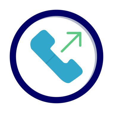 giden arama simge vektör çizim