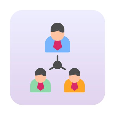  Yönetim simgesi vektör illüstrasyon tasarımı