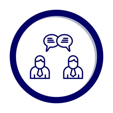 Kullanıcılar iletişim konsepti vektör illüstrasyonunu sohbet