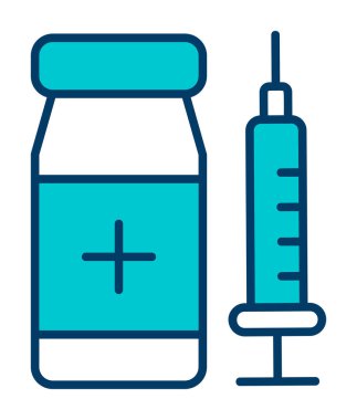 Grafik Aşılama simgesinin vektör çizimi