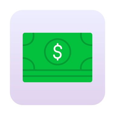 Basit ödeme finans simgesi, vektör illüstrasyonu