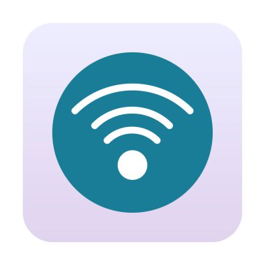 wifi simgesi, vektör illüstrasyonu basit tasarım