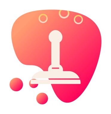 Lastik Damga Web simgesi vektör illüstrasyonu