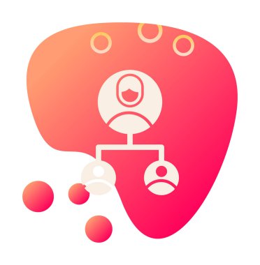 Basit Yardımcı Pazarlama simgesi, vektör illüstrasyonu