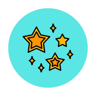 yıldızların vektör illüstrasyonu