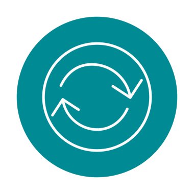 Modern simgenin vektör illüstrasyonu              