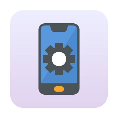 Mobil Ayar Simge vektör çizimi