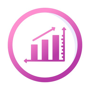 Grafik. Web simgesi basit illüstrasyon 