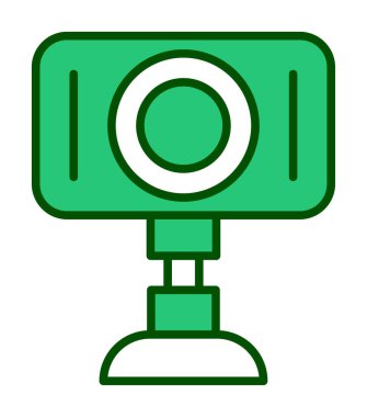 Web kamera simge vektör çizim