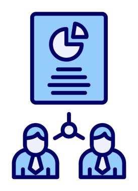 Work Distribution web icon, vector illustration 