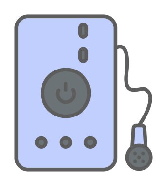 Su banyosu web simgesi, illüstrasyon