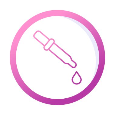 İlaç indirme çizgisi simgesi tasarım vektörü şablonu