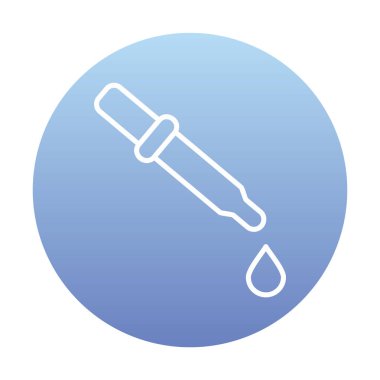 İlaç indirme çizgisi simgesi tasarım vektörü şablonu