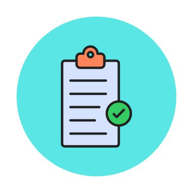 Basit Pano Tamamlanmış simge, vektör illüstrasyonu