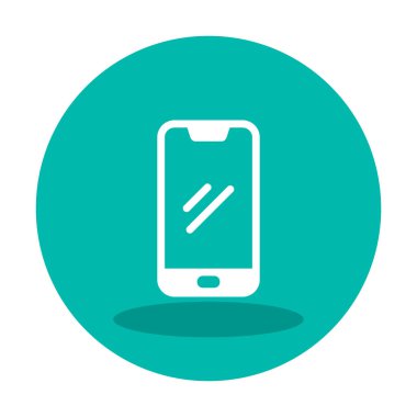 Akıllı telefon simgesi. özet vektör illüstrasyonu 