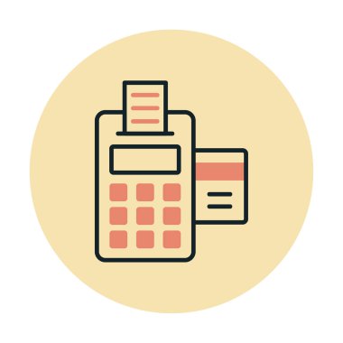 Vektör olarak EDC simgesi. logotype