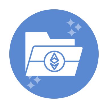 klasör renkli vektör simgesi 