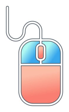 Bilgisayar fare simgesi vektör çizim