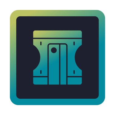 Kalem kalemtıraş simge vektör çizim