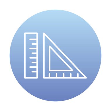 ölçekli düz simge, vektör illüstrasyonu 