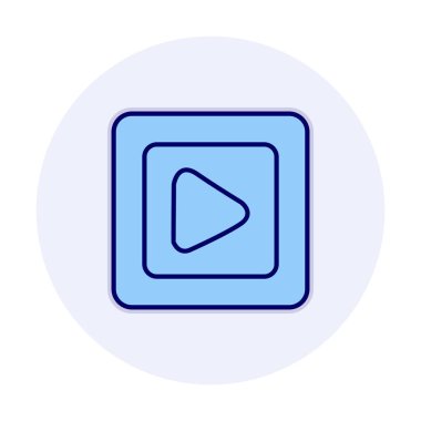 Oynatma düğmesi vektör çizimi