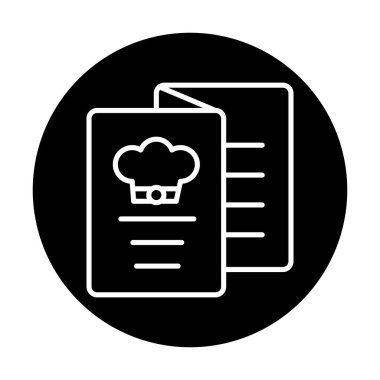 Menü web simgesi, vektör çizim