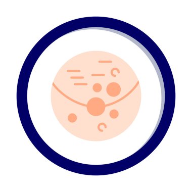 Venüs web simgesi, vektör illüstrasyonu