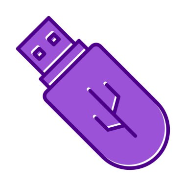 Web için usb flash simgesi.