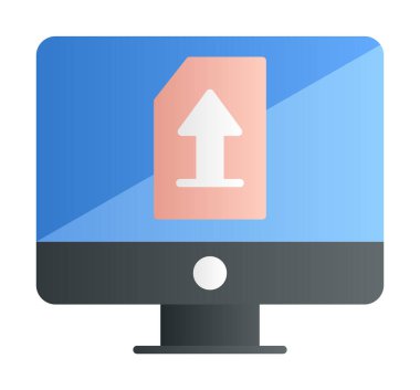 Simgeyi trendy düz tarzda yükle