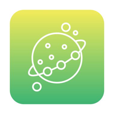 Gezegenler simgesi, vektör illüstrasyonu