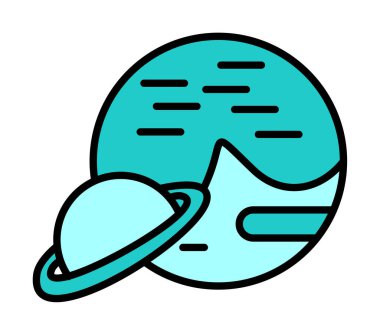 UFO simgesi vektör illüstrasyonu