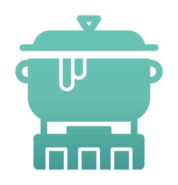 pişirme tencere vektör çizim