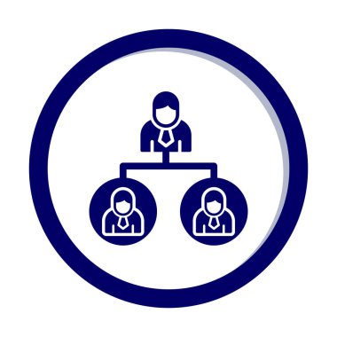 Beyaz arkaplanda Takım Yönetimi vektör çizimi