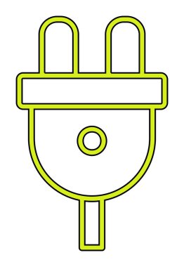 güç dolgusu, web simgesi basit tasarım 