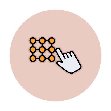 Erişim Kodu vektör çizimi