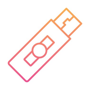 Web için usb flash simgesi.