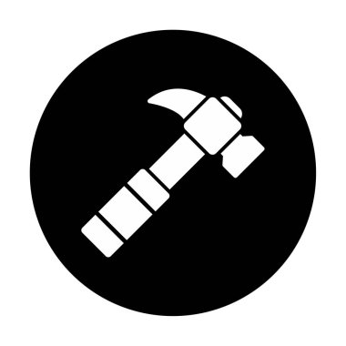 Çekiç ikonu vektör illüstrasyonu