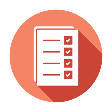 Kontrol listesi vektör illüstrasyonu