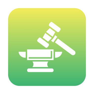 örs simgesi, vektör illüstrasyonu basit tasarım