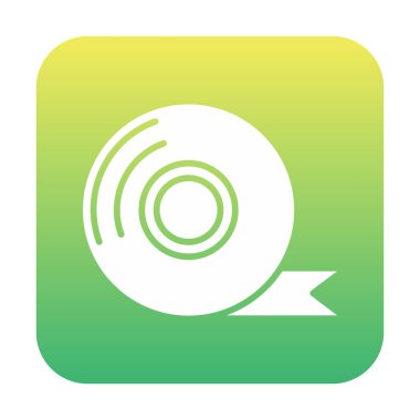 Yapışkan bant vektör düz simge tasarımı 