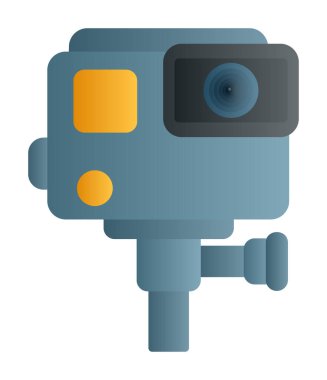 Eylem kamerası vektör illüstrasyonuName