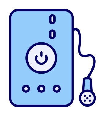 Su banyosu web simgesi, illüstrasyon