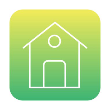 Basit ev simgesini, vektör çizim