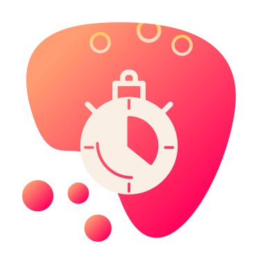 vektör kronometre simgesi illüstrasyonu 