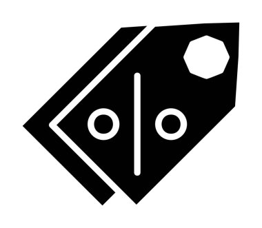 Etiket. Web simgesi basit illüstrasyon                