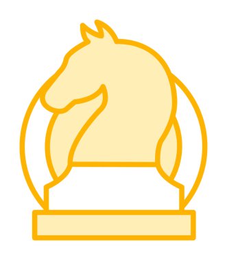 iş stratejisi simgesi, vektör illüstrasyonu basit tasarım