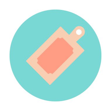 Kesme tahtası simgesi, vektör illüstrasyonu