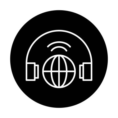 genel destek simgesi vektör illüstrasyonu